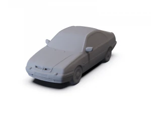 Lancia K Coup&eacute; 1998 VOORONDERSTEUND 3D Model