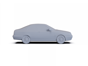 Lancia K Coupe 1998 PRE-SUPPORTED Modello 3D