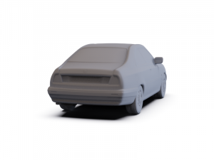 Lancia K Coupe 1998 PRE-SUPPORTED Modello 3D