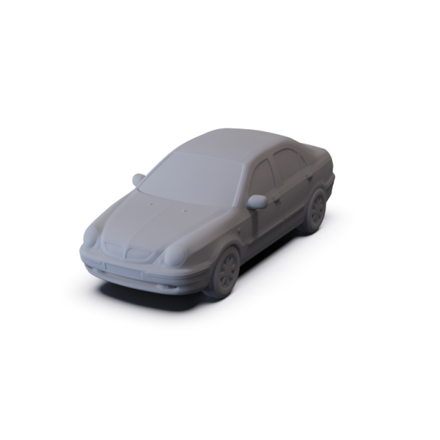 Lancia Lybra Sedan 1999 PRE-SUPPORTED Modèle 3D .c4d .max .obj .3ds .fbx .stl .blend 