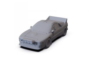 Lancia Rally 037 Group B 1983 PRE-SUPPORTED 3D Model