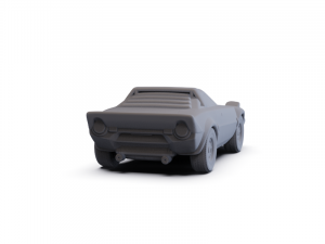 Lancia Stratos 1974 PRE-SUPPORTED Modelo 3D