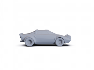 Lancia Stratos Group 4 1972 PRE-SUPPORTED 3D Model