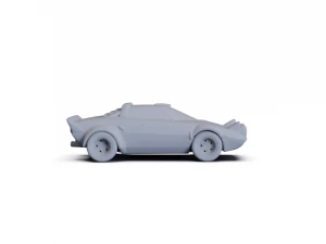 Lancia Stratos Group 4 1972 PRE-SUPPORTED 3D Model