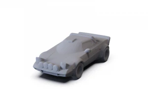 Lancia Stratos Group 4 1972 PRE-SUPPORTED 3D Model
