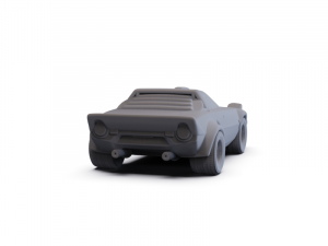 Lancia Stratos Group 4 1972 PRE-SUPPORTED Modelo 3D