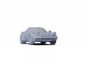 Lancia Stratos Group 4 1972 PRE-SUPPORTED Modelo 3D