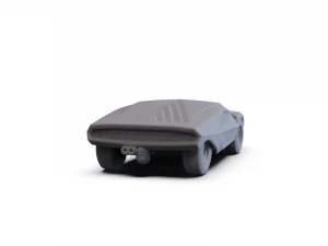 Lancia Stratos Zero 1970 PRE-SUPPORTED 3D Model