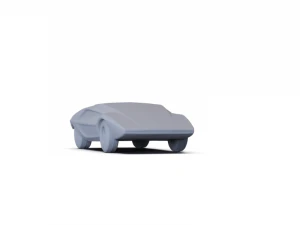 Lancia Stratos Zero 1970 PRE-SUPPORTED 3D Model