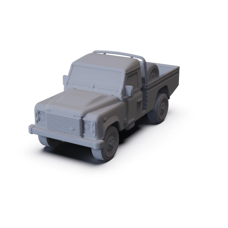 Land Rover Defender 110 2011 PRE-SUPPORTED 3D Model .c4d .max .obj .3ds .fbx .stl .blend 