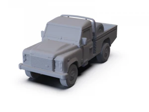 Land Rover Defender 110 2011 PRE-SUPPORTED 3D Model