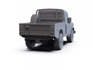 Land Rover Defender 110 2011 PRE-SUPPORTED 3D Модель