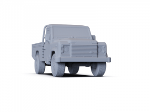 Land Rover Defender 110 2011 PRE-SUPPORTED 3D Модель