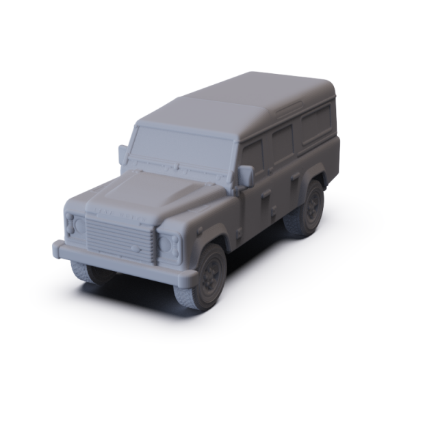 Land Rover Defender 110 Station Wagon 2011 PRE-SUPPORTED 3D 模型 .c4d .max .obj .3ds .fbx .stl .blend 