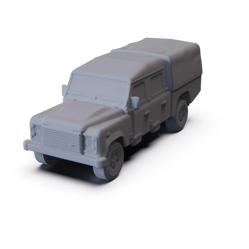 Land Rover Defender 130 2011 PRE-SUPPORTED 3D Model .c4d .max .obj .3ds .fbx .stl .blend 