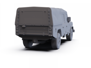 Land Rover Defender 130 2011 PRE-SUPPORTED Modèle 3D