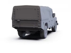Land Rover Defender 130 2011 PRE-SUPPORTED 3D Model
