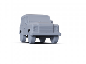 Land Rover Defender 90 2011 Station Wagon PRE-SUPPORTED 3D-Modell