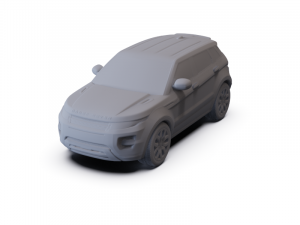 Land Rover Range Rover Evoque 2012 PRE-SUPPORTED 3D Model