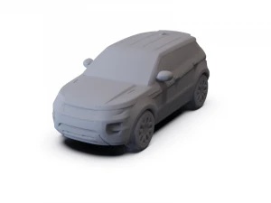 Land Rover Range Rover Evoque 2012 ПРЕДВАРИТЕЛЬНАЯ ПОДДЕРЖКА 3D Модель
