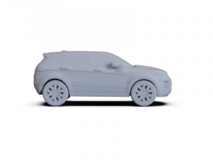 Land Rover Range Rover Evoque 2012 PRE-SUPPORTED 3D Model