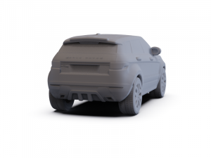 Land Rover Range Rover Evoque 2012 PRE-SUPPORTED 3D Model