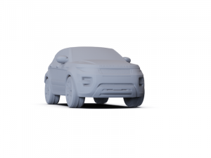 Land Rover Range Rover Evoque 2012 PRE-SUPPORTED 3D Model