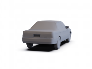 Lexus ES 1989 PRE-SUPPORTED 3D 模型