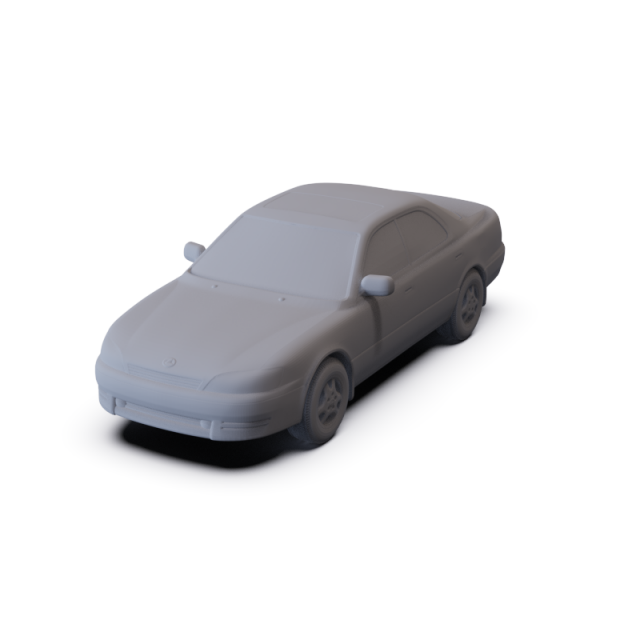 Lexus ES 1992 PRE-SUPPORTED Modelo 3D .c4d .max .obj .3ds .fbx .stl .blend 