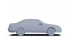 Lexus ES 1992 PRE-SUPPORTED 3D Model
