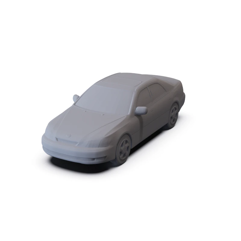 Lexus ES 1997 PRE-SUPPORTED 3D Model .c4d .max .obj .3ds .fbx .stl .blend 