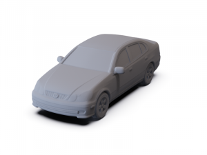 Lexus GS S160 2004 PRE-SUPPORTED 3D Model