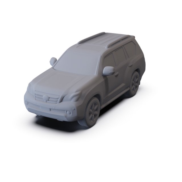 Lexus GX 2010 PRE-SUPPORTED 3D 模型 .c4d .max .obj .3ds .fbx .stl .blend 