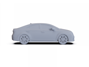 Lexus HS 2010 PRE-SUPPORTED 3D 모델