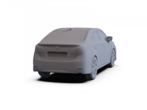 Lexus HS 2010 PRE-SUPPORTED 3D Model