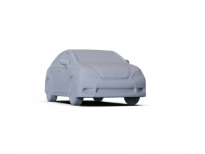 Lexus HS 2010 PRE-SUPPORTED 3D 모델