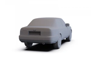 Lexus LS 1989 PRE-SUPPORTED 3D Model