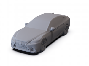 Lexus LS F Sport 2018 PRE-SUPPORTED 3D Model