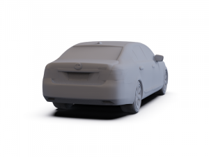 Lexus LS Hybrid 2010 PRE-SUPPORTED Modelo 3D