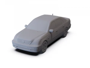 Lexus LS XF30 2003 PRE-SUPPORTED 3D Model