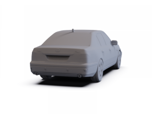 Lexus LS XF30 2003 PRE-SUPPORTED 3D Model