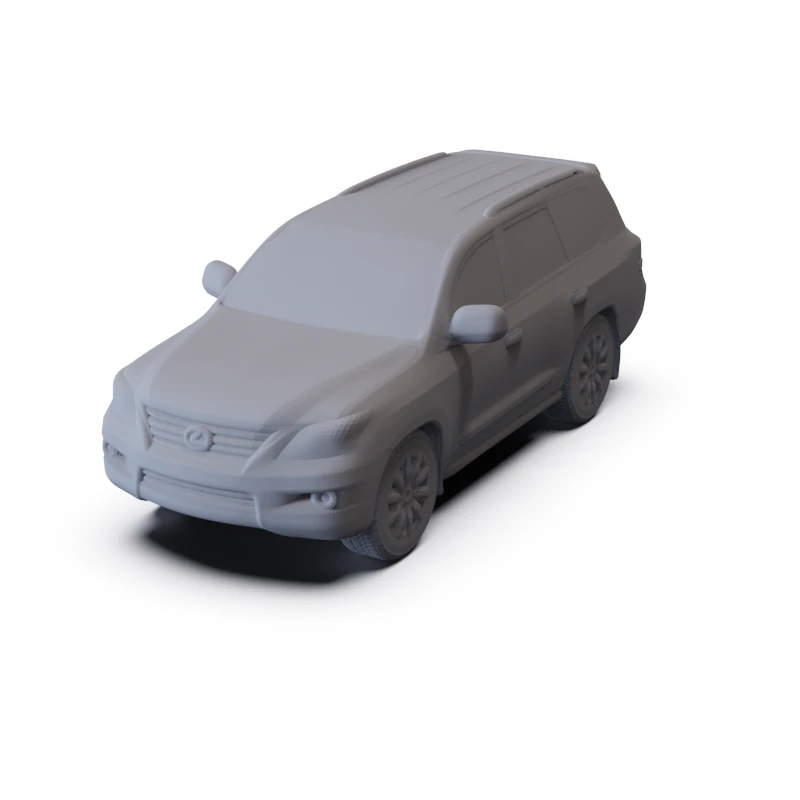 Lexus LX 2010 PRE-SUPPORTED 3D Model .c4d .max .obj .3ds .fbx .stl .blend 
