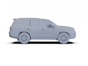 Lexus LX 2010 PRE-SUPPORTED 3D Model