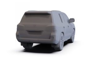 Lexus LX 2010 PRE-SUPPORTED 3D 모델