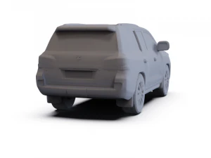Lexus LX 2010 PRE-SUPPORTED 3D Model