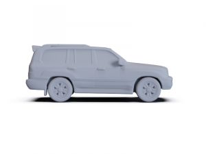 Lexus LX J100 2003 PRE-SUPPORTED 3D-Modell