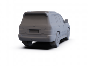 Lexus LX J100 2003 PRE-SUPPORTED 3D-Modell