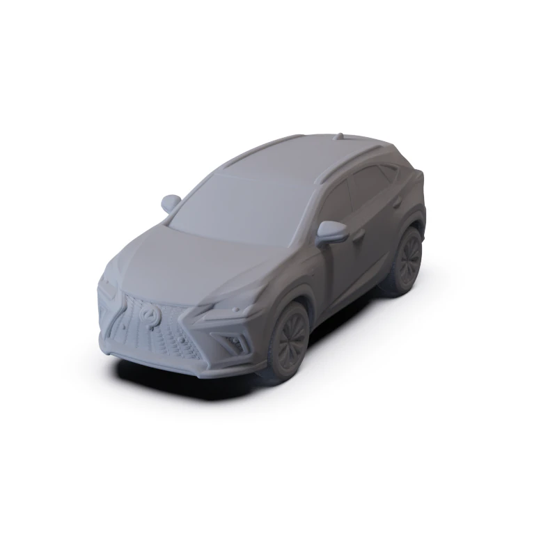 Lexus NX F-sport 2017 PRE-SUPPORTED 3D Model .c4d .max .obj .3ds .fbx .stl .blend 