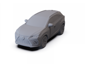 Lexus NX F-sport 2017 PRE-SUPPORTED 3D Model