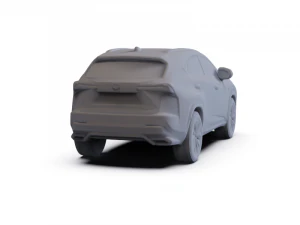 Lexus NX F-sport 2017 PRE-SUPPORTED 3D Model